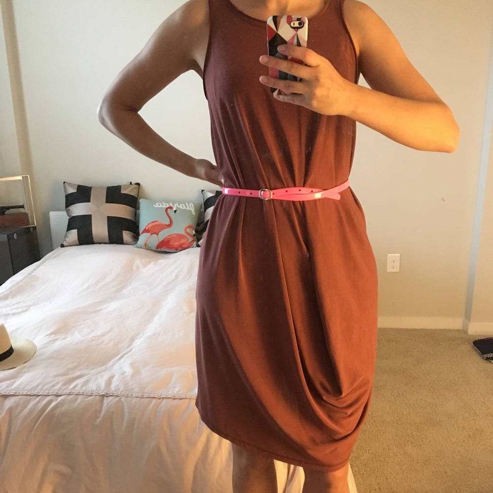 5|$25 RACHEL Rachel Roy draped tshirt dress